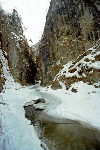 Cheile Rametului - inghetzate